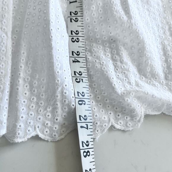 PETITE AMALIE WHITE EYELET LACE SWING DRESS size 7 - Picture 15 of 15